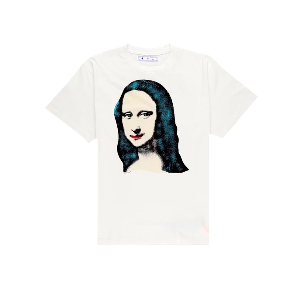 Off-White Mona Lisa Short-Sleeve Over Tee 'White/Black'